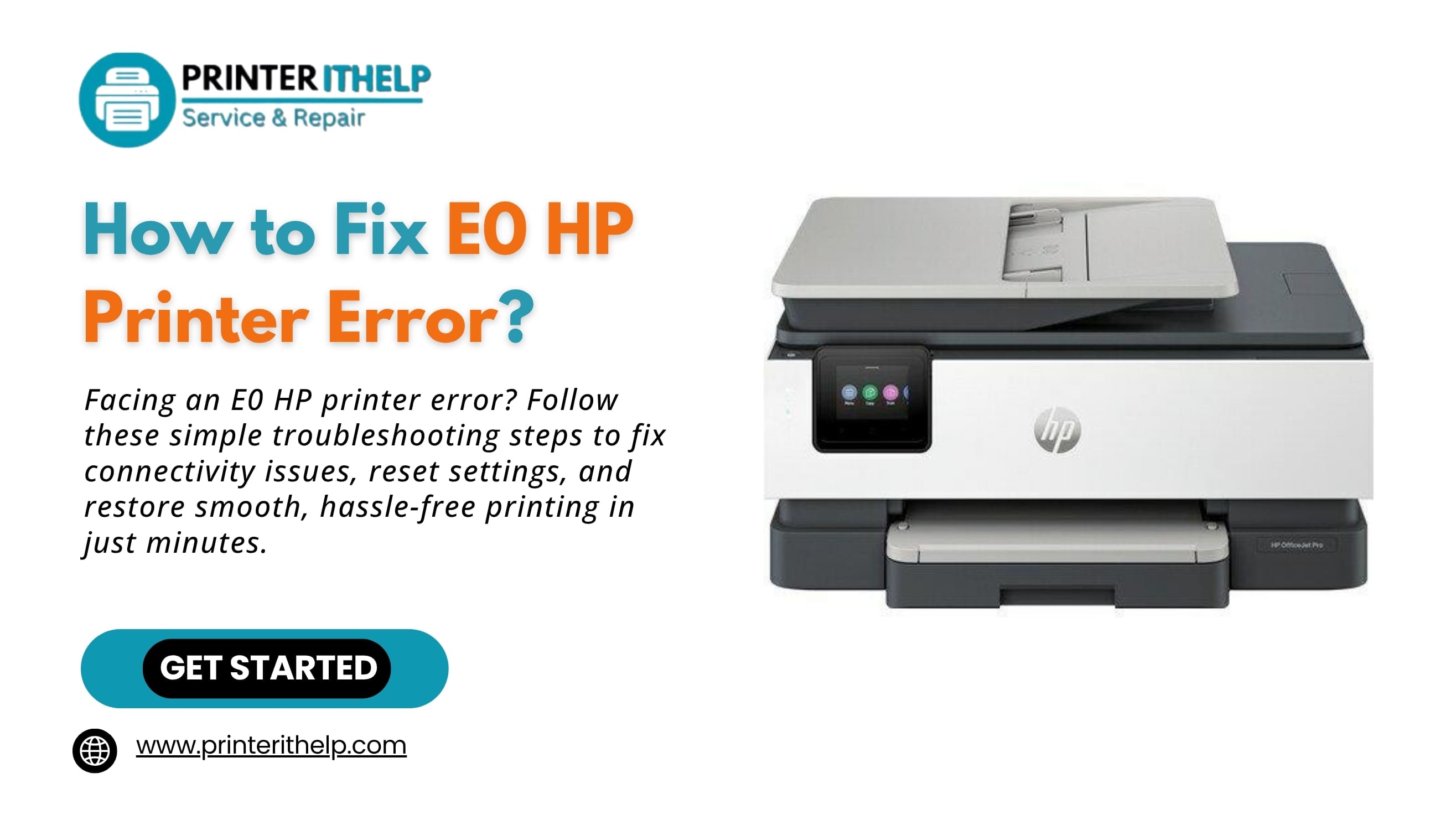 E0 HP Printer Error